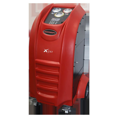 دستگاه بازیابی AC خودرو قرمز X530 8HP با کندانسور فن R134a